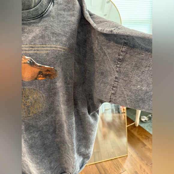 Arabian National ‘92 Horse Graphic  Sweater - Charcoal Gray - Picture 7 of 15